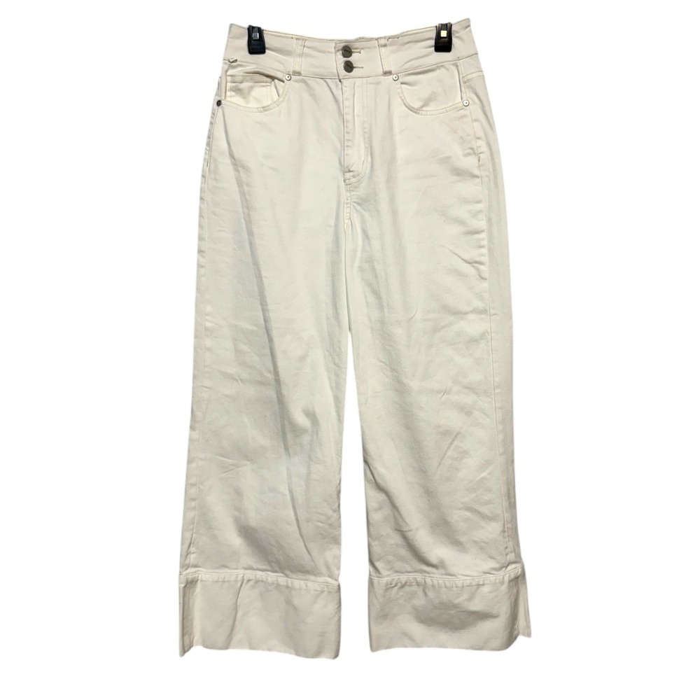 Ceros Clean Girl Minimalist Wide Leg Jeans Womens Size 9/29 Coastal Grandmother